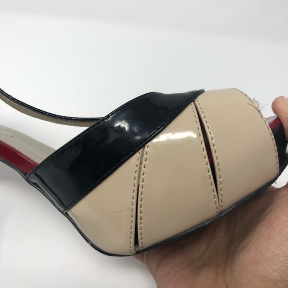 Guess platform pumps with T ankle strap open toe👠 - Picture 7 of 8